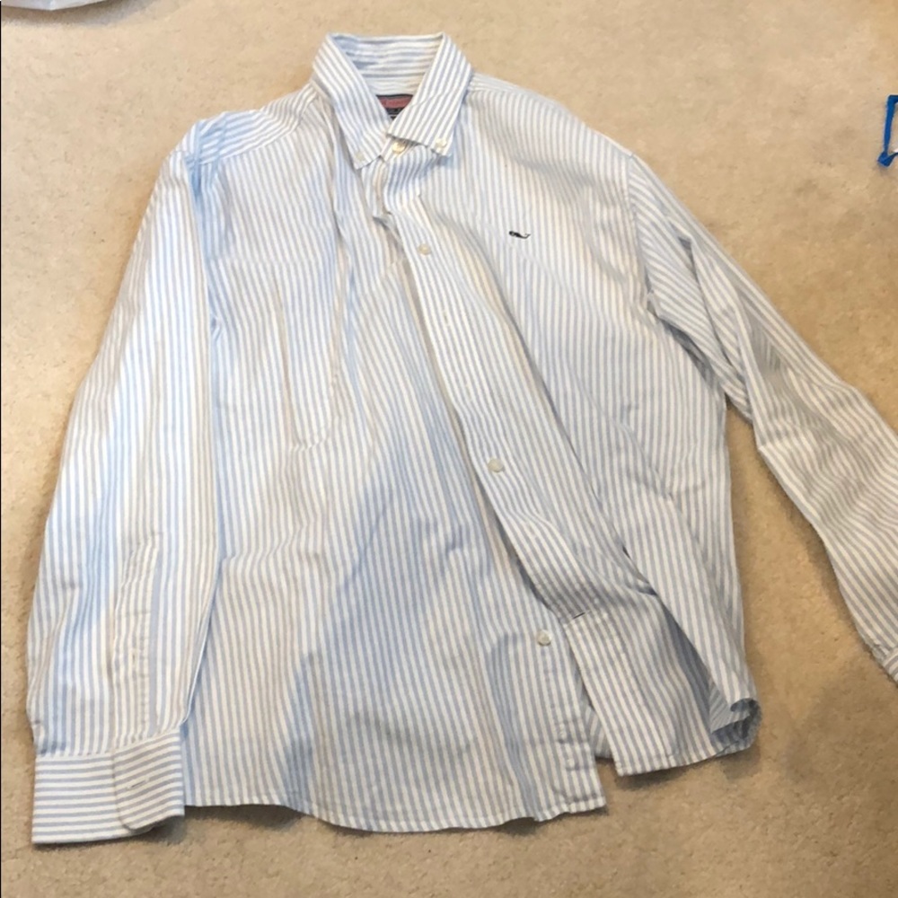 Vineyard vines whale shirt button down